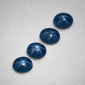 Zaffiro stellato naturale blu da  ct, trasparente, trasparente/traslucido