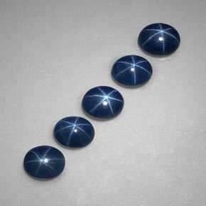 Zaffiro stellato naturale blu da  ct, trasparente, trasparente/traslucido