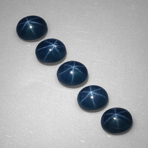 Zaffiro stellato naturale blu da  ct, trasparente, trasparente/traslucido