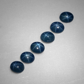 Zaffiro stellato naturale blu da  ct, trasparente, trasparente/traslucido