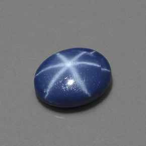 Zaffiro stellato Blu naturale da 2.63 ct, Taglio ovale, Opaco