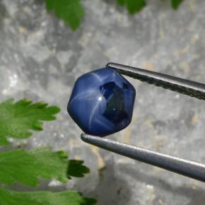 Zaffiro stellato Blu naturale da 1.94 ct, Forma fantasia, Opaco