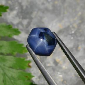 Zaffiro stellato Blu naturale da 1.94 ct, Forma fantasia, Opaco