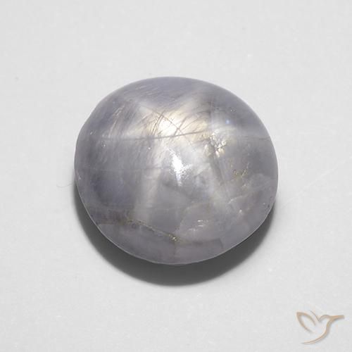 7.88ct Naturale Grigio chiaro Zaffiro stellato, Ovale, Opaco