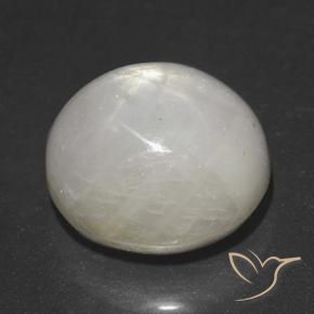 Zaffiro stellato Grigio molto chiaro naturale da 5.52 ct, Ovale, Opaco