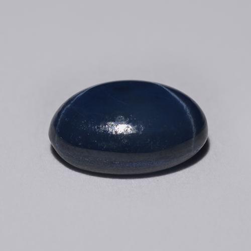 Zaffiro stellato Azzurro crepuscolare naturale da 1.30 ct, Taglio ovale, Traslucido