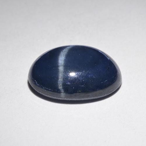 Zaffiro stellato Blu reale naturale da 3.89 ct, Taglio ovale, Traslucido