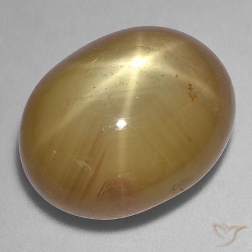 Zaffiro stellato Oro arancione naturale da 36.42 ct, Ovale, Opaco