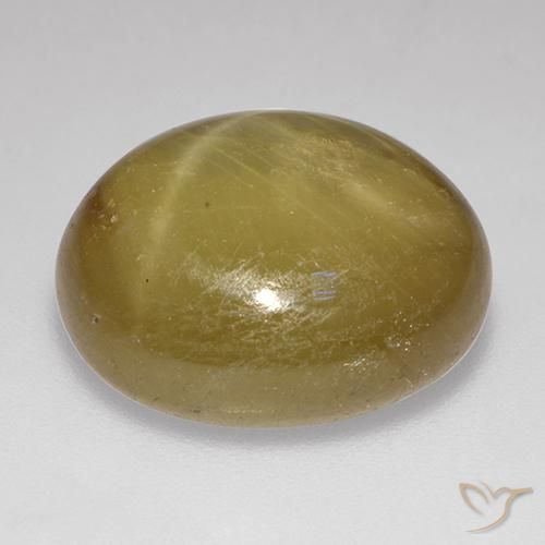 Zaffiro stellato Oro arancione naturale da 22.13 ct, Ovale, Opaco