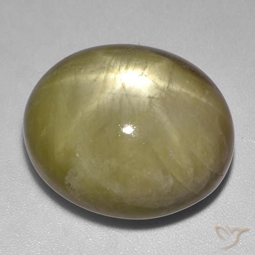 48.29ct Naturale Giallo terroso Zaffiro stellato, Ovale, Opaco