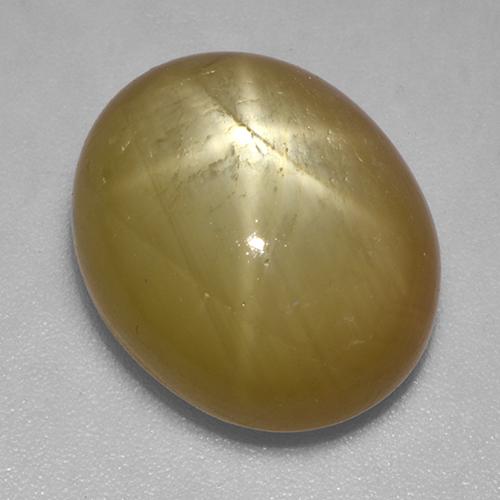 Zaffiro stellato Oro arancione naturale da 16.50 ct, Taglio ovale, Opaco