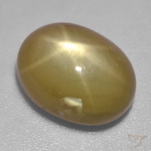 Zaffiro stellato Oro arancione naturale da 17.86 ct, Ovale, Opaco