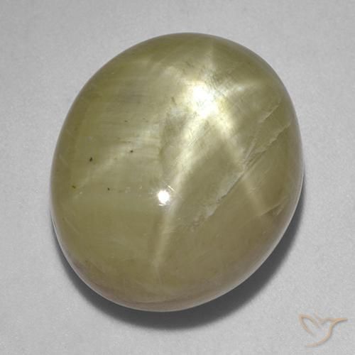 30.01ct Naturale Giallo dorato Zaffiro stellato, Ovale, Opaco