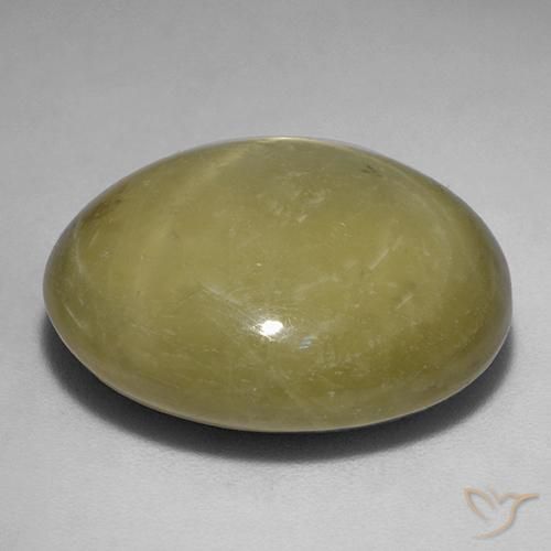 Zaffiro stellato Giallo dorato naturale da 30.19 ct, Ovale, Opaco