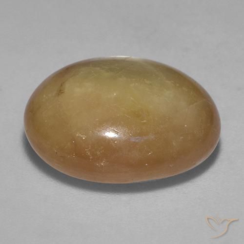 Zaffiro stellato Oro arancione naturale da 16.13 ct, Ovale, Opaco