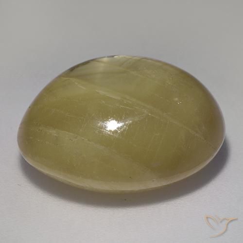 Zaffiro stellato Giallo dorato naturale da 28.87 ct, Ovale, Opaco