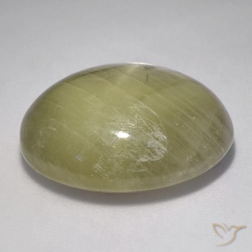 Zaffiro stellato Giallo neutro naturale da 23.11 ct, Ovale, Opaco