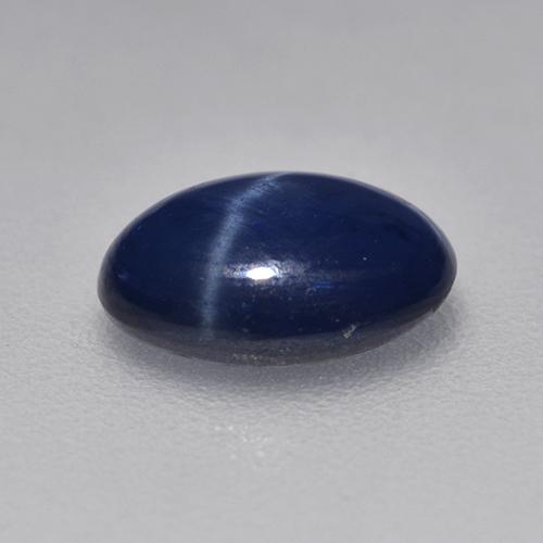 Zaffiro stellato Azzurro crepuscolare naturale da 0.98 ct, Taglio ovale, Traslucido