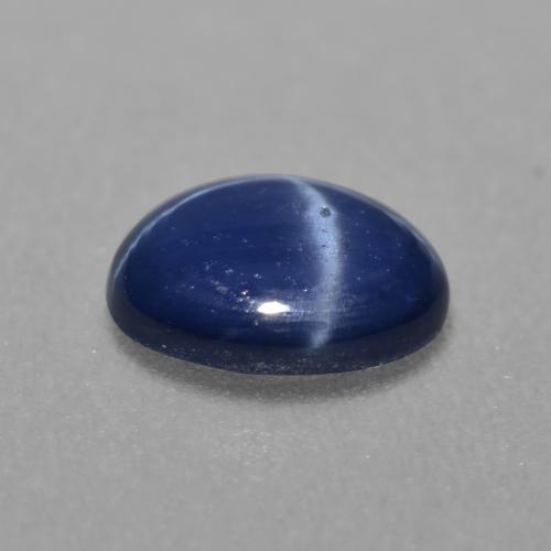 Zaffiro stellato Blu navy naturale da 1.03 ct, Taglio ovale, Traslucido