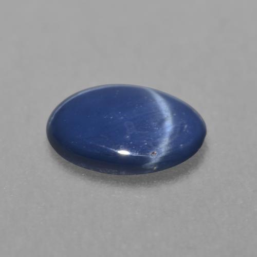 Zaffiro stellato Blu navy naturale da 0.80 ct, Taglio ovale, Traslucido