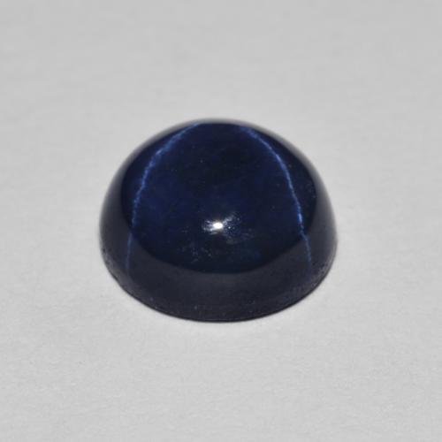Zaffiro stellato Blu navy naturale da 2.23 ct, Taglio rotondo, Opaco