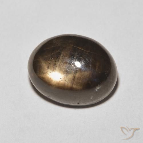 Zaffiro stellato Nero naturale da 6.28 ct, Ovale, Opaco