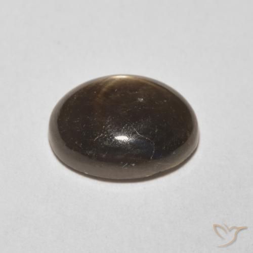 Zaffiro stellato Nero naturale da 4.26 ct, Ovale, Opaco