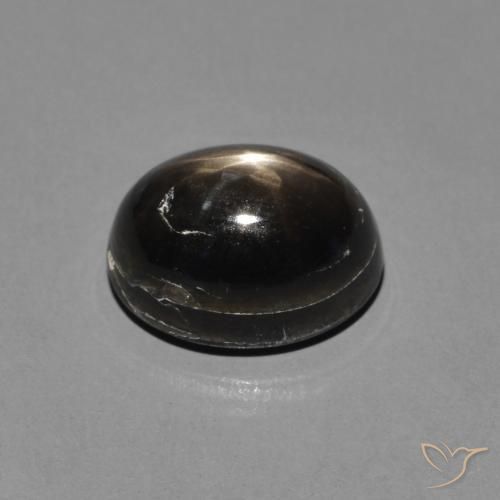 Zaffiro stellato Nero naturale da 2.72 ct, Ovale, Opaco