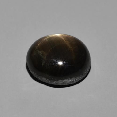 Zaffiro stellato Nero naturale da 6.13 ct, Ovale, Opaco