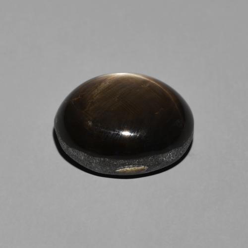 Zaffiro stellato Nero naturale da 7.81 ct, Ovale, Opaco