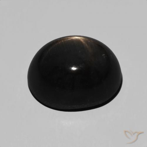 Zaffiro stellato Nero naturale da 7.84 ct, Ovale, Opaco