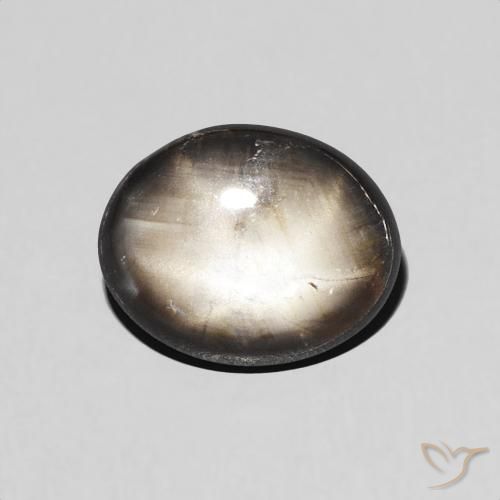 1.98ct Naturale Nero Zaffiro stellato, Ovale, Opaco