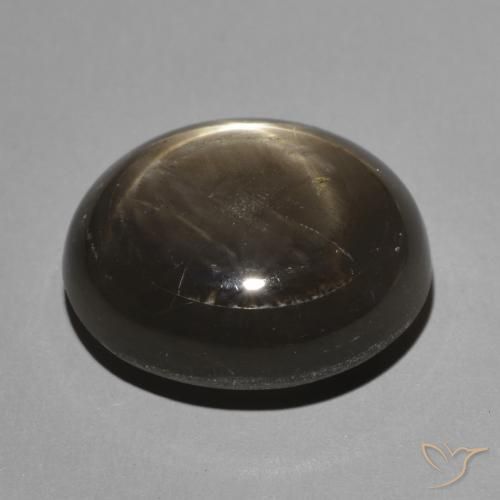 Zaffiro stellato Nero naturale da 8.65 ct, Ovale, Opaco