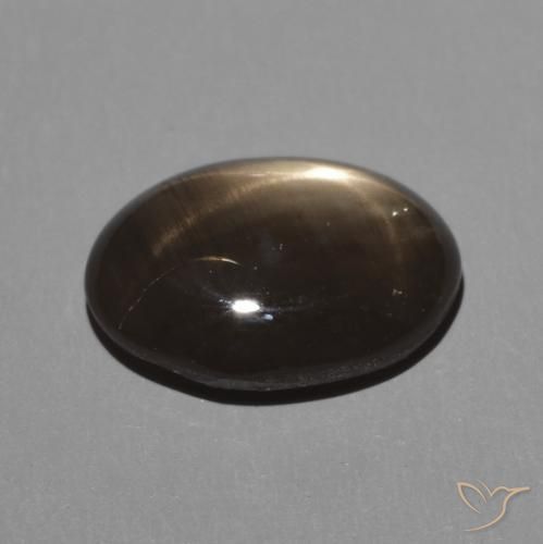 Zaffiro stellato Nero naturale da 2.95 ct, Ovale, Opaco