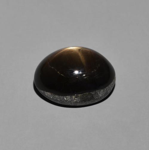 Zaffiro stellato Nero naturale da 5.01 ct, Ovale, Opaco