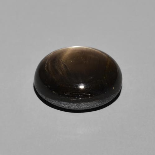 Zaffiro stellato Nero naturale da 5.23 ct, Ovale, Opaco