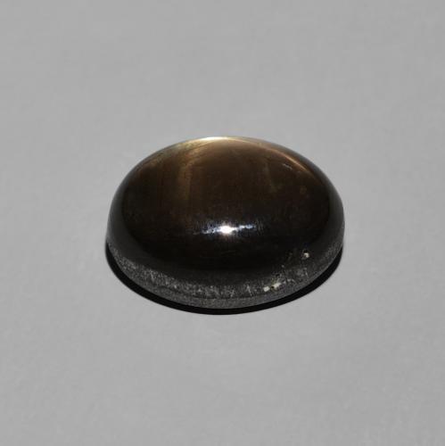Zaffiro stellato Nero naturale da 4.38 ct, Ovale, Opaco