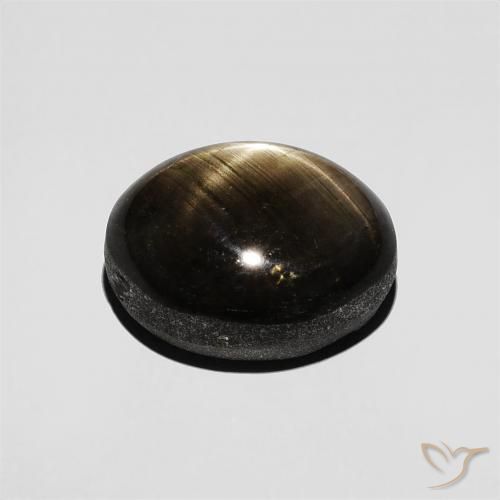 Zaffiro stellato Nero naturale da 5.20 ct, Ovale, Opaco