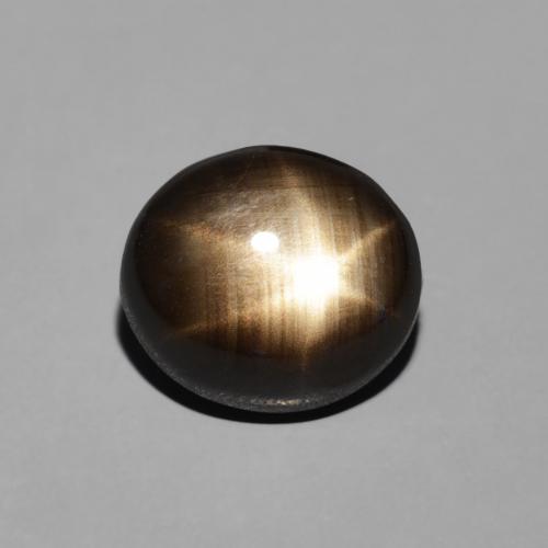 Zaffiro stellato Nero naturale da 2.74 ct, Ovale, Opaco