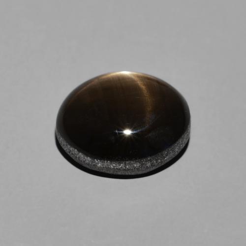 Zaffiro stellato Nero naturale da 2.74 ct, Ovale, Opaco