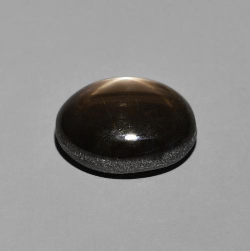 Zaffiro stellato Nero naturale da 4.70 ct, Ovale, Opaco