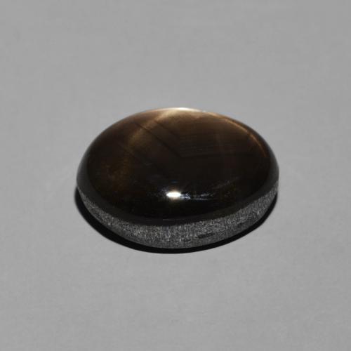 Zaffiro stellato Nero naturale da 3.88 ct, Ovale, Opaco