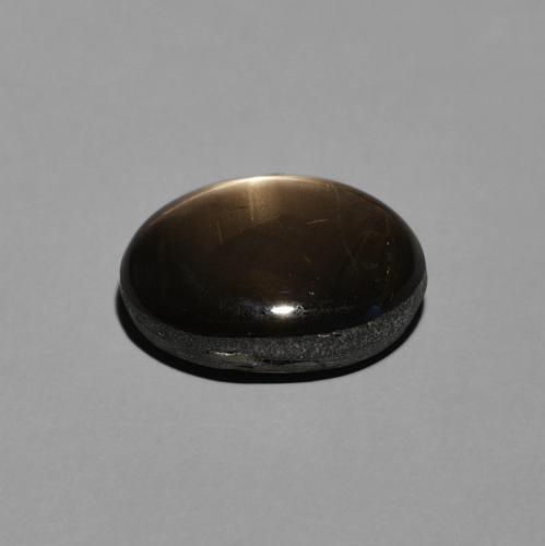 Zaffiro stellato Nero naturale da 4.23 ct, Ovale, Opaco