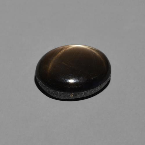 Zaffiro stellato Nero naturale da 2.92 ct, Ovale, Opaco