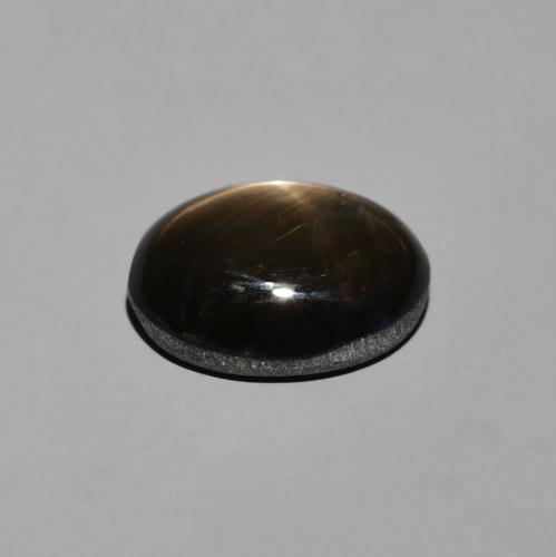 Zaffiro stellato Nero naturale da 3.42 ct, Ovale, Opaco