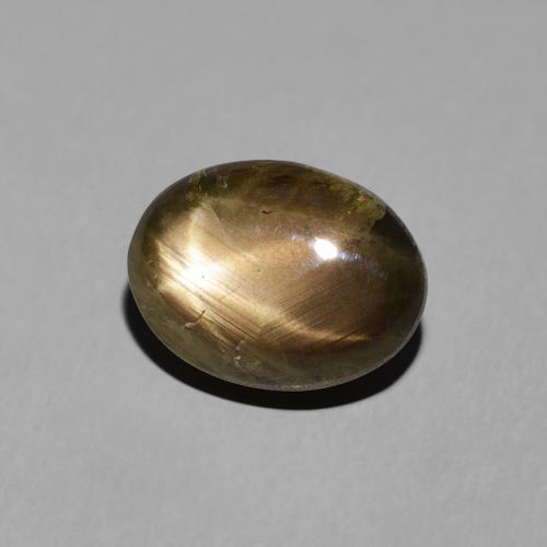 Zaffiro stellato Nero naturale da 4.38 ct, Ovale, Opaco
