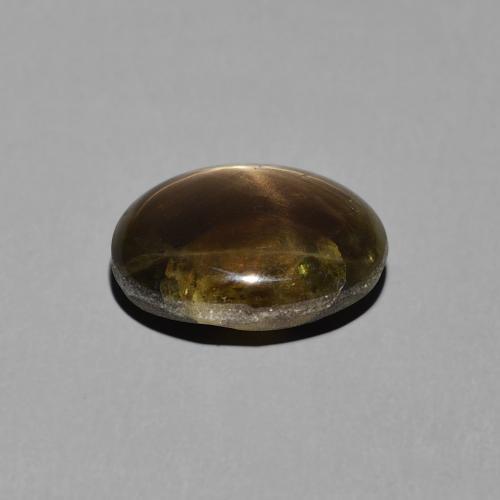 Zaffiro stellato Nero naturale da 4.38 ct, Ovale, Opaco