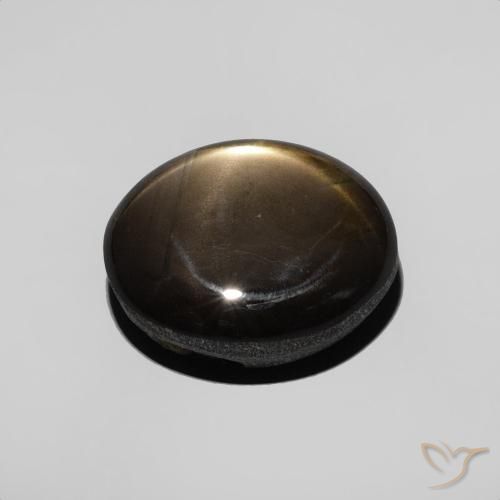 Zaffiro stellato Nero naturale da 3.55 ct, Ovale, Opaco