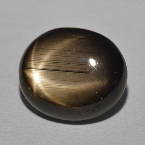 Zaffiro stellato Nero naturale da 20.30 ct, Ovale, Opaco