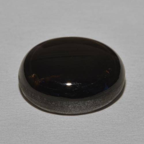 Zaffiro stellato Nero naturale da 20.30 ct, Ovale, Opaco